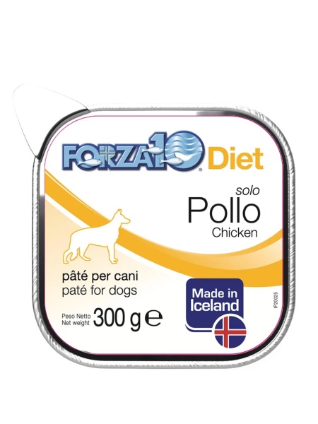 F10 Solo hrană umedă monoproteică pentru câini, pui – conservă 300 g