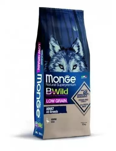 Monge BWild hrană uscată low grain pentru câini adulți, gâscă 12 kg – 1778