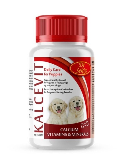 Kalcevit 100 tab 120 g, Supliment nutrițional pentru căței și femele gestante