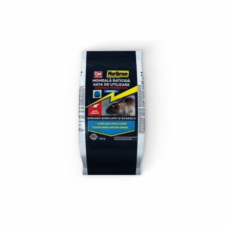 Muribrom (brodifacoum 0.0025%) Plic Albastru 150 g/plic