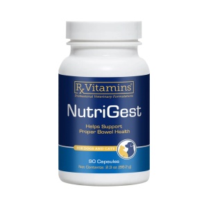 Nutrigest supliment digestiv pentru caini si pisici - 90 capsule