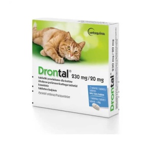 Antiparazitar intern pentru pisici Drontal 2tab/cut