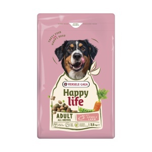 Hrana uscata Happy Life pentru caini adulti cu miel - Versele Laga 2.5 kg x 4 buc 431045