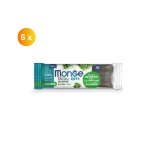 Monge Gift pentru câini adulți, recompense cu rață și spirulină, 40 g - 5533 x 6 buc