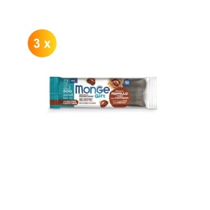 Monge Gift pentru câini adulți, recompense pentru digestie sensibilă cu miel și castane 40g x 3buc - 5519