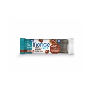 Monge Gift pentru câini adulți, reompense pentru digestie sensibilă cu miel și castane 40 g – 5519 x 25 buc
