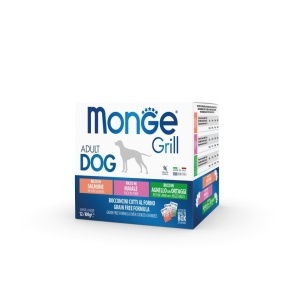 7503 Monge D Sprem MBOX adult somon, porc, miel cu legume 12x100 gr