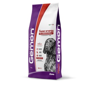 Gemon hrană uscată super energy pentru câini adulți, pui 31/22 20 kg – 6163