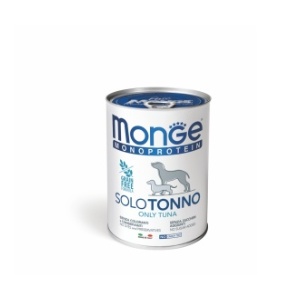 Monge hrană umedă monoproteică pentru câini adulți, ton 100% pate 400 g x 24 buc - 4243