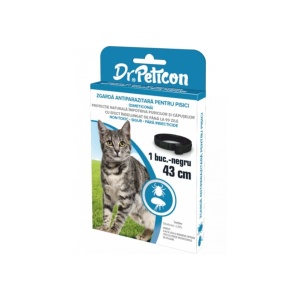 Zgarda antiparazitara pisici Dr. Peticon 43cm