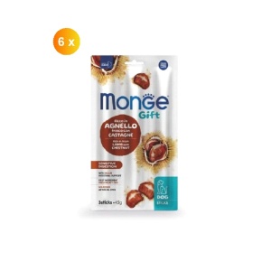 Monge Gift Sticks pentru câini adulți, recompense pentru digestie sensibilă cu miel și castane, 45 g - 5427 x 6 buc