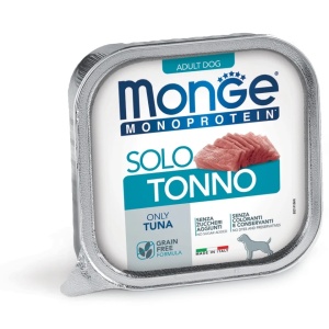 Monge hrană umedă monoproteică pentru câini adulți, ton 100% pate 150 g – 4168
