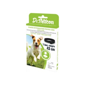 Zgarda antiparazitara catei Dr. Peticon 43cm