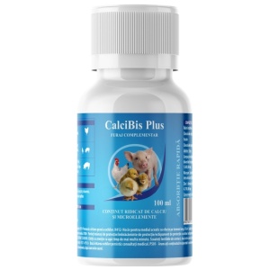 CalciBis Plus 100 ml - Furaj complementar dietetic pentru pasari si suine