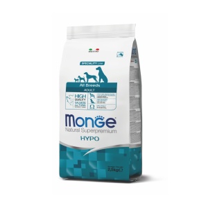 Monge hrană uscată hipoalergenică pentru câini adulți, somon și ton 2,5 kg – 1167
