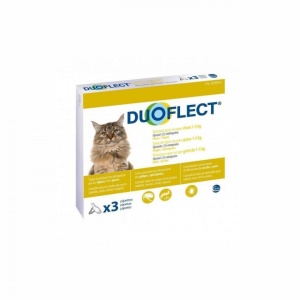 Soluție antiparazitară spot-on pentru pisici Duoflect 3 pipete/cutie