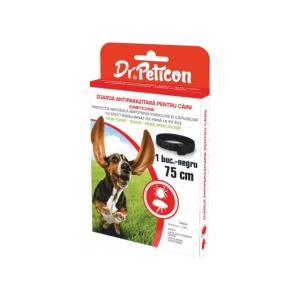 Zgarda antiparazitara caini Dr. Peticon 75cm