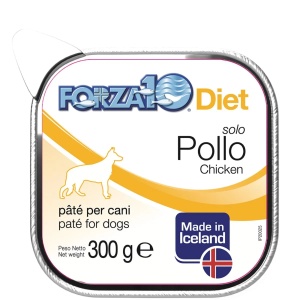 F10 Solo hrană umedă monoproteică pentru câini, pui – conservă 300 g