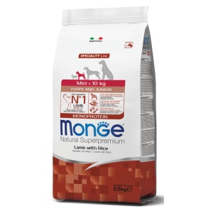 Monge Breeders hrană uscată pentru căței Puppy&Junior mini, miel 15kg - 5944