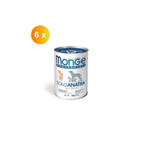 Monge D Sprem Hrana Monoproteica, pate cu rata 400gr x 6 buc - 4434