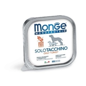 Monge hrană umedă monoproteică pentru câini adulți, curcan 100% pate 150 g – 4144