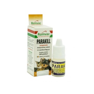 Soluție antiparazitară spot-on pentru caini si pisici Parakill 10ml