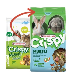 VL Crispy Muesli Rabbit – Hrană Completă pentru Iepuri, 850 g 461801
