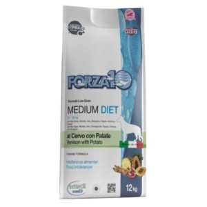 F10 hrană uscată dietetică pentru câini adulți medium, vânat și cartofi 12 kg