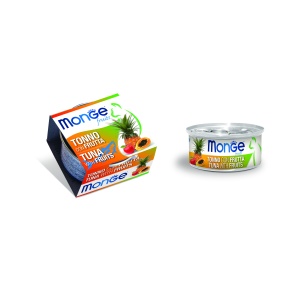 Monge hrană umedă pentru pisici adulte, pui și fructe 80 g – 3376