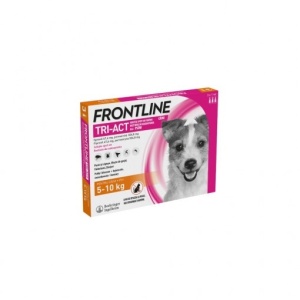 Soluție antiparazitară spot-on pentru câini FrontLine S 3x4ml