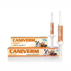 Antiparazitar intern pentru caini si pisici Caniverm pasta 1x10 ml