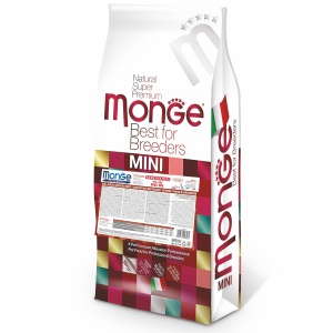 Monge Breeders hrană uscată pentru câini adulți mini, miel 27/14,5 15 kg – 6064