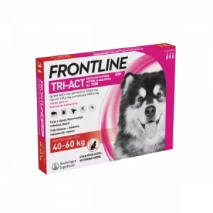 Soluție antiparazitară spot-on pentru câini FrontLine Tri-Act XL 3x4ml
