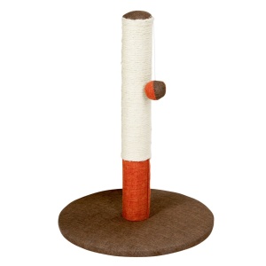 Stâlp de zgariat pentru pisici, Kerbl, bordo/maro 37X37X50 cm 81531