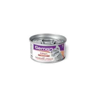 1008 Gemon c mousse pentru pisicuțe cu somon și pui 85gr