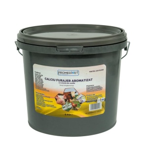 Calciu furajer aromatizat animale și păsări, aroma de vanilie 6 kg