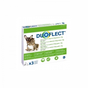 Soluție antiparazitară spot-on pentru caini si pisici Duoflect XS 3 pipete/cutie