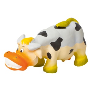 Vacuta din latex, jucarie pentru catei 17 cm 83483
