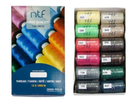 комплект конци NTF 120 -12х1000 м микс VI SPRING