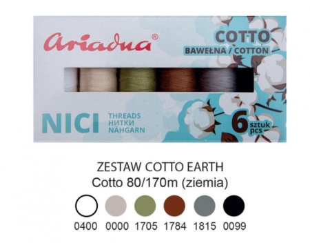 Комплект конци COTTO EARTH 80