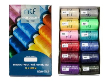 комплект конци NTF 120 -12х1000 м микс III RAINBOW
