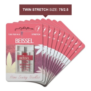 Двойна игла BEISSEL 130/705 H-S Twin – Stretch, размер 75/2,5