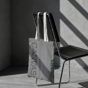 памучен плат canvas сиво 133 - Img 4