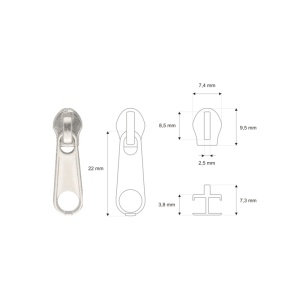 плъзгач Т3 non lock никел 1.53 гр. - Img 2