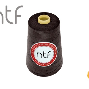 Полиестерни конци NTF 120 (40/2) цвят тъмен шоколад A 758 5000 ярда