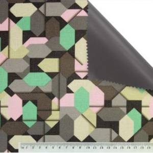 Kodura 600D/300D PVC FLAT Geometria | Водоустойчив плат - Img 2