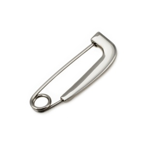 Декоративна безопасна игла AGR 20367 42 мм никел - Img 2