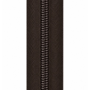 Спирална ципова лента T10 кафяво 141 | Oeko-Tex® | 39 г/л.м. - Img 7