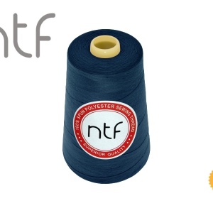 Полиестерен конец NTF 120 (40/2) тъмно морско синьо 843 5000 ярда