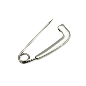 Декоративна безопасна игла AGR 20367 42 мм никел - Img 3